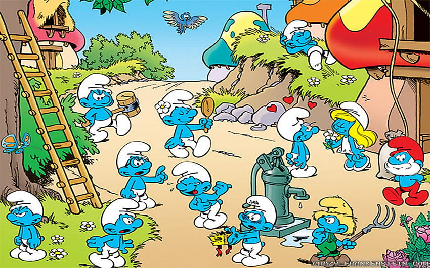 The-Smurfs-Cartoon--2.jpg (1920Ã1200) | el 17 anata ga naritai monodesu | Pinterest HD wallpaper